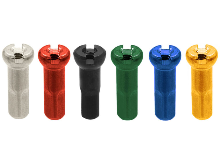 Sapim spaaknippel 14 Polyax 14mm blauw aluminium (100st)