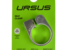 Ursus zadelpenklem alu 34.9mm zilver