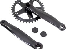 White label crankstel 36t ⅛" 170mm JIS alu zwart