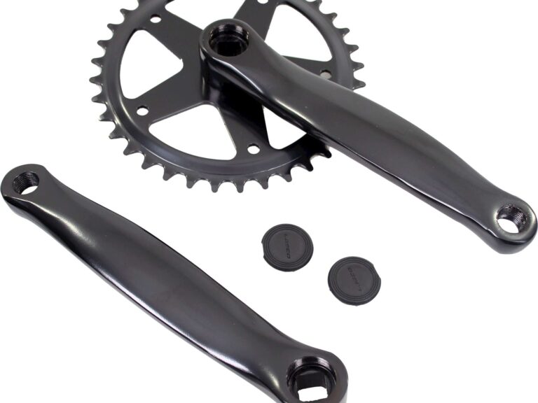 White label crankstel 36t ⅛" 170mm JIS alu zwart