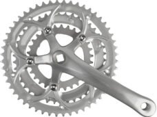 White label crankstel 30/42/52t 170mm zilver OEM
