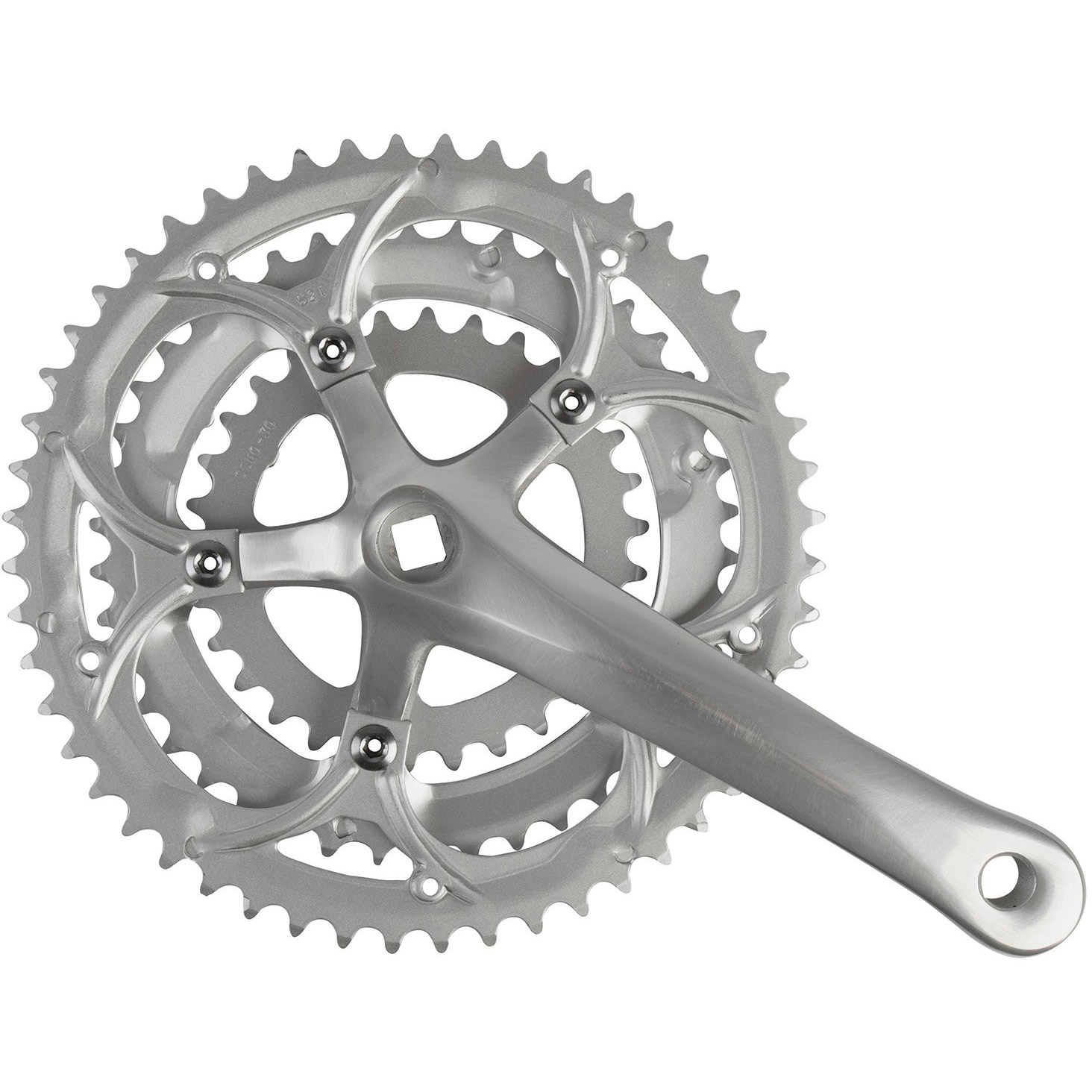 White Label Crankstel zilver