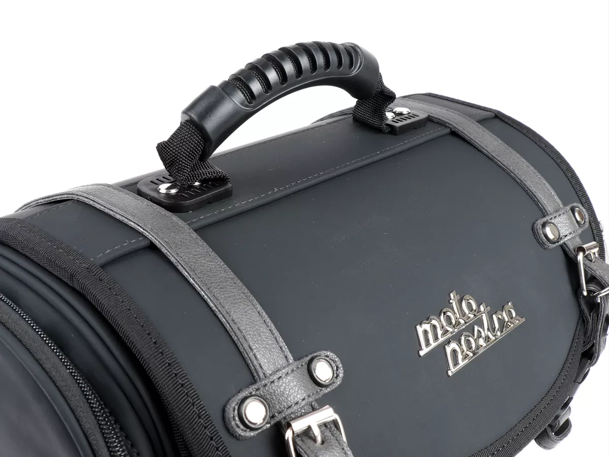 Roll-bag Moto-nostra Canvas Klein (tas) 10 Ltr. Zwart Bromfiets, Gts Alle Mod., Lx, Primavera, Sprint - Afbeelding 6