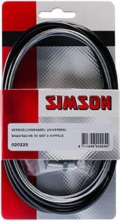 Versnellingskabelset Simson SRAM / Sachs - zwart