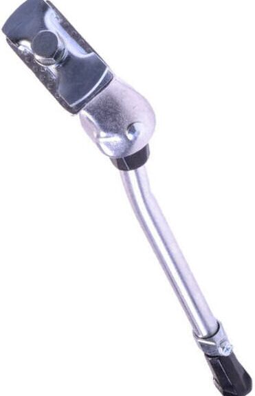 Zijstandaard verstelbaar Simson Quick met 30mm brede plaat - zilver