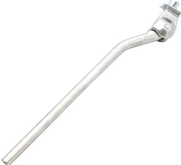 Zijstandaard Simson Vast breed met 30 mm brede plaat - zwart