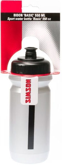 Bidon Simson Big Mouth ''Basic'' 550ml - grijs/zwart