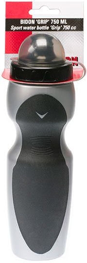 Bidon Simson Grip 750ml met afneembare stofkap -  zwart/grijs