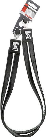 Snelbinder Duo Simson rubber met 2 binders - zwart