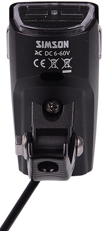 Simson E-bike voorvork koplamp ''Luna'' 6-60 Volt