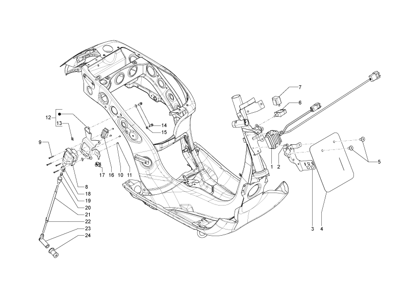 Vespa S 150 4T ie no ABS E3 2011-2013 APAC — Spanningsregelaar-CDI-Bobine
