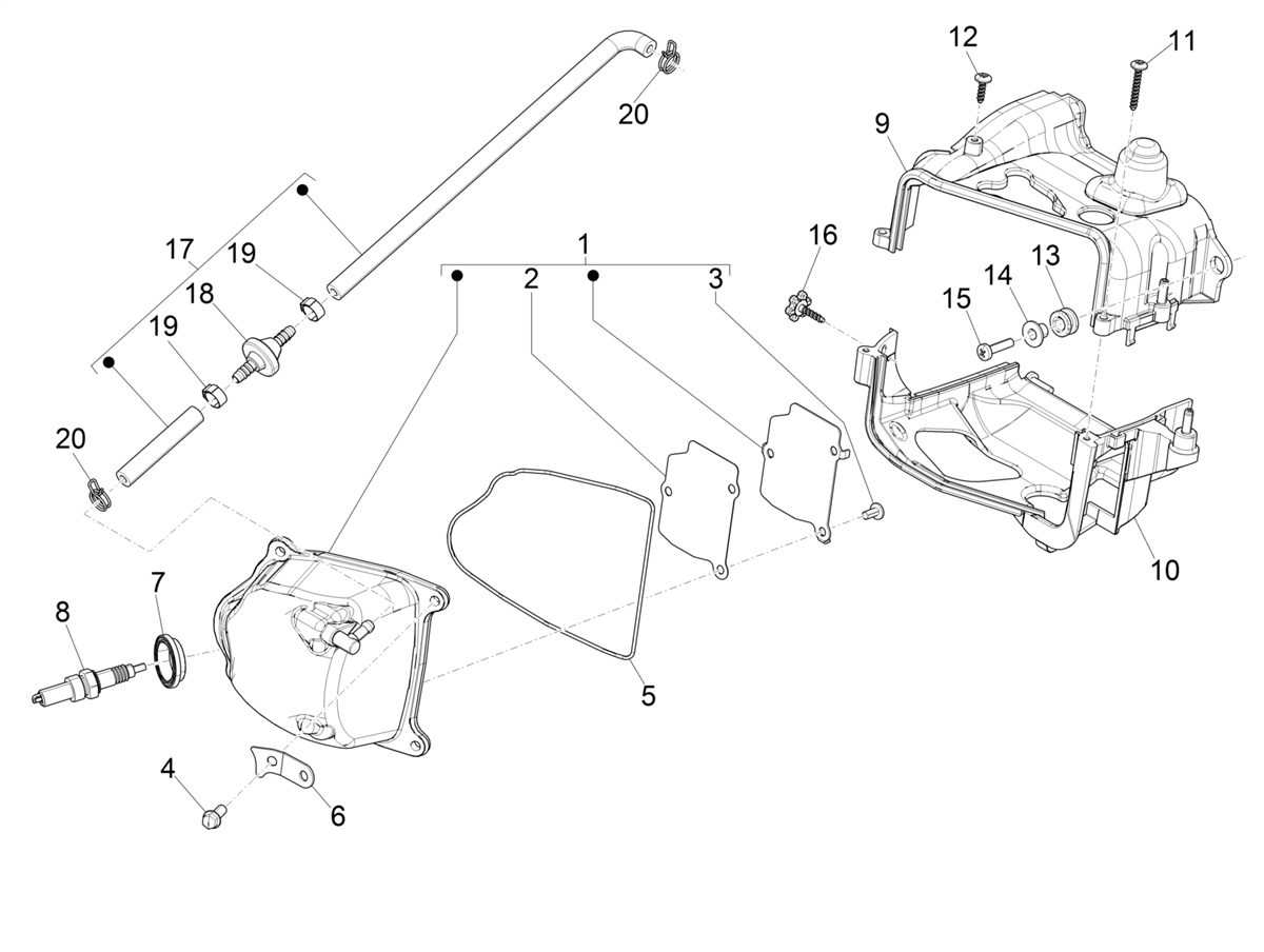 Zip 50 4T no ABS E5 2021-2023 EMEA — Kleppendeksel