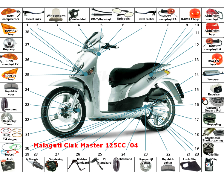 Ciak Master 125CC '04