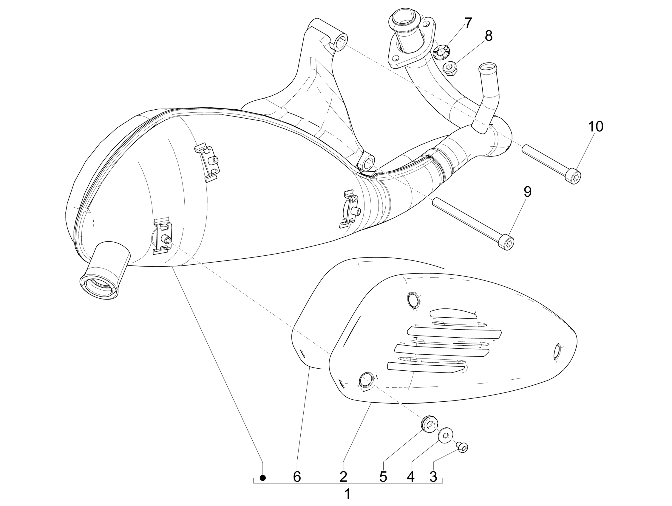 Vespa Primavera 50 2T no ABS E2 E3 2013-2017 EMEA APAC — Nademper