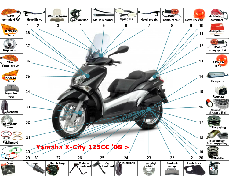 X-City 125CC '08 >