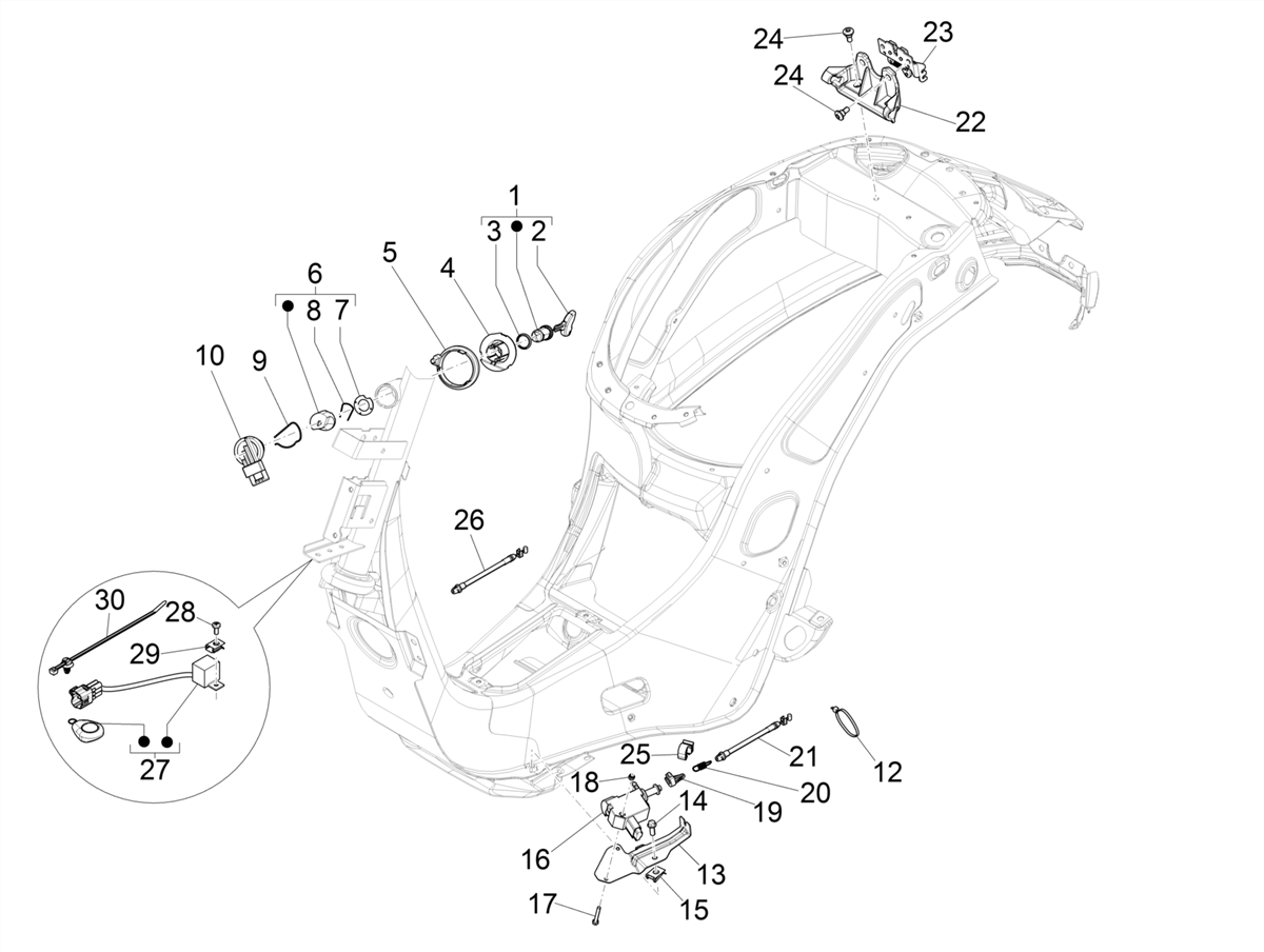 Vespa Primavera 150 ABS E5 2020-2023 EMEA Gso — Sloten
