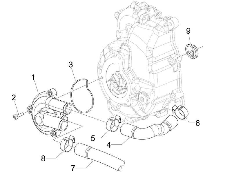 Carnaby 300 4T ie Cruiser 2009-2012 EMEA — Waterpomp