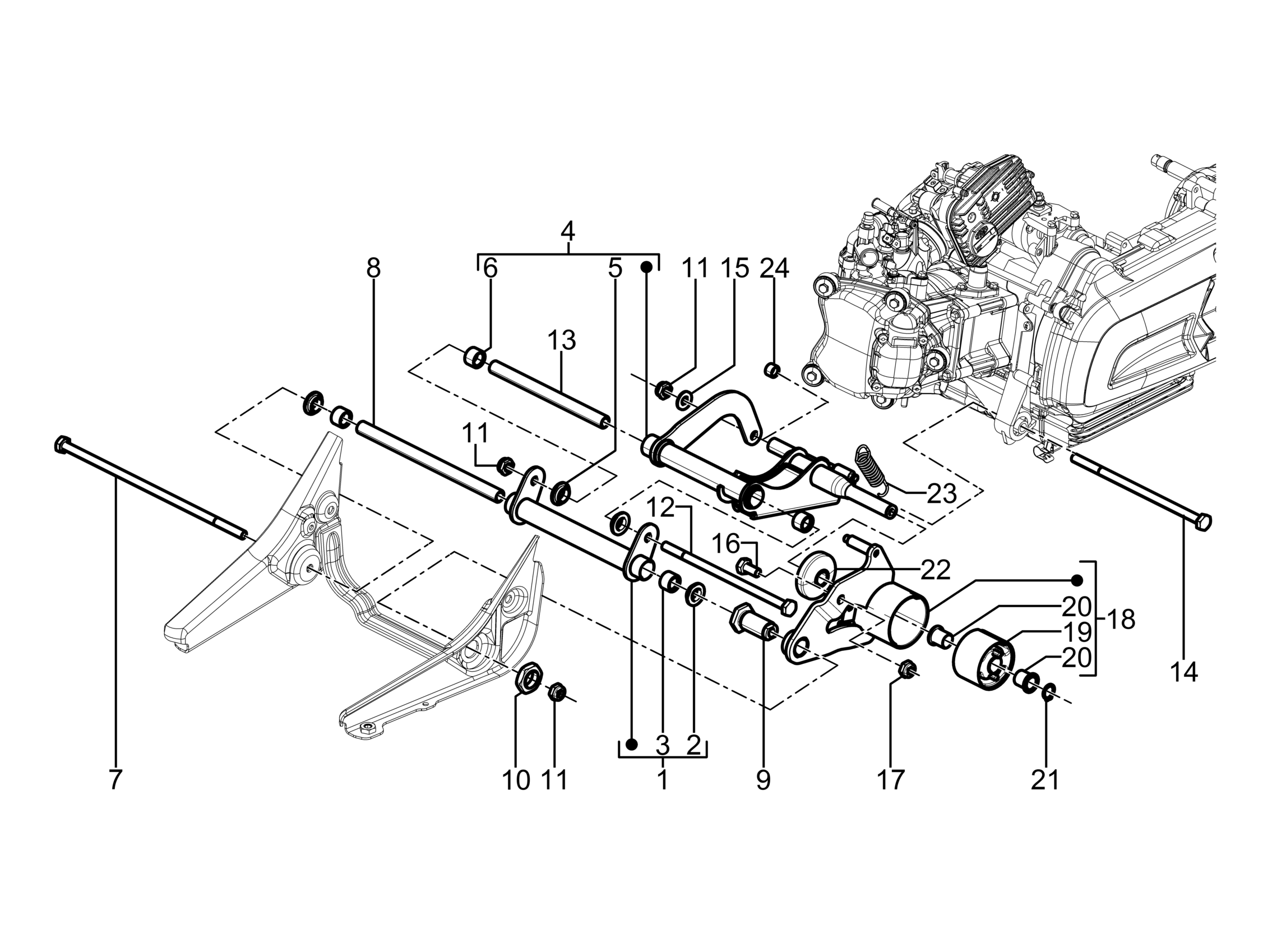Bv 350 4T 4V ie E3 ABS 2015 NAFTA — Zwaaiarm
