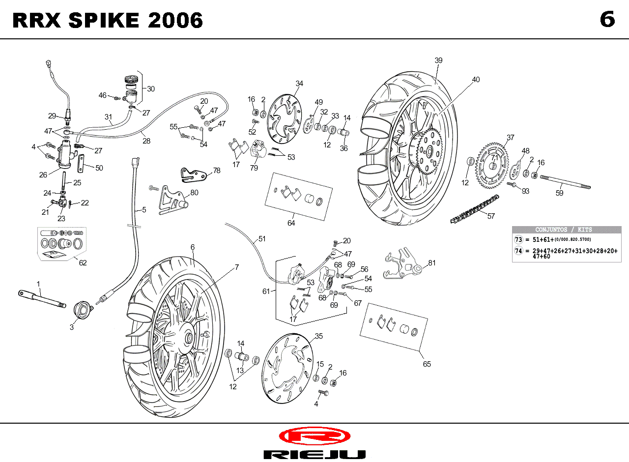 Voor/Achterwiel