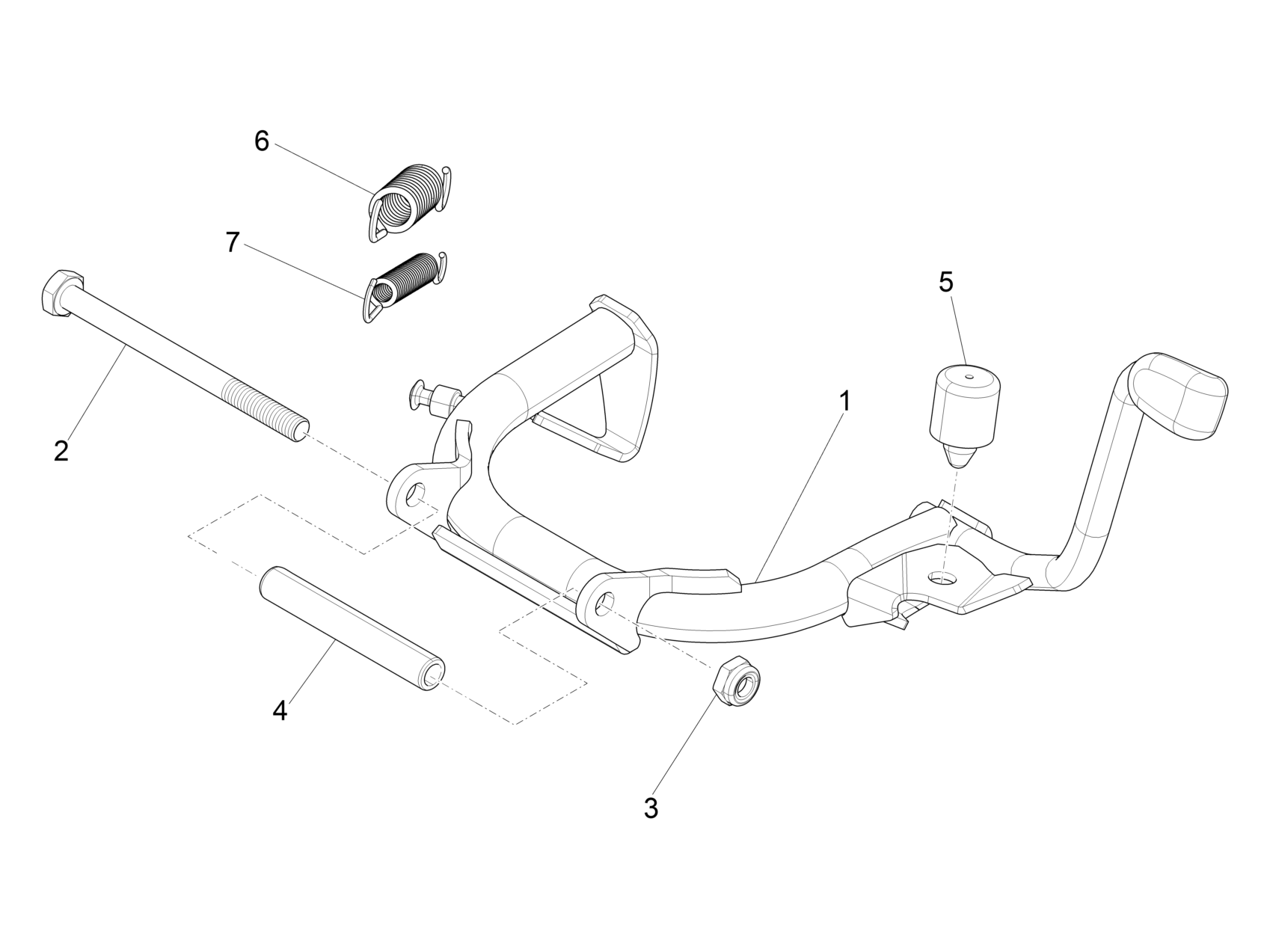Vespa Sprint 150 4T 3V Iget ABS E4 2016-2023 NAFTA — Middenstandaard