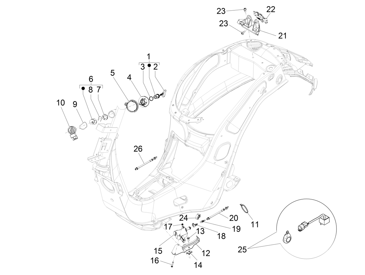 Vespa Primavera 50 4T 4V no ABS E2 2013-2017 EMEA — Sloten