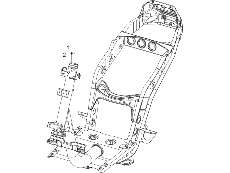 Zip 50 SP no ABS E2 2006-2013 EMEA — Frame / Carrosserie