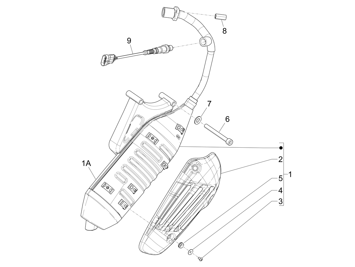 Vespa Primavera 50 E4 NAFTA 2020-2023 — Nademper