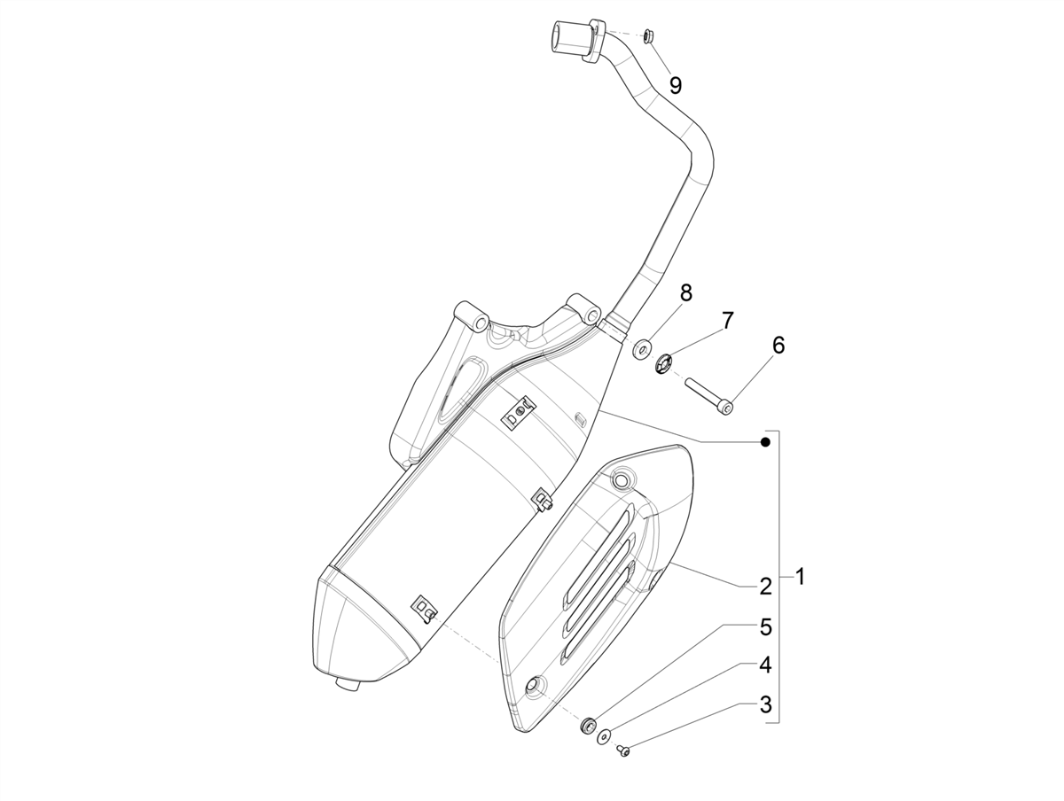 Vespa Primavera 50 4T 4V no ABS E2 2013-2017 EMEA — Nademper