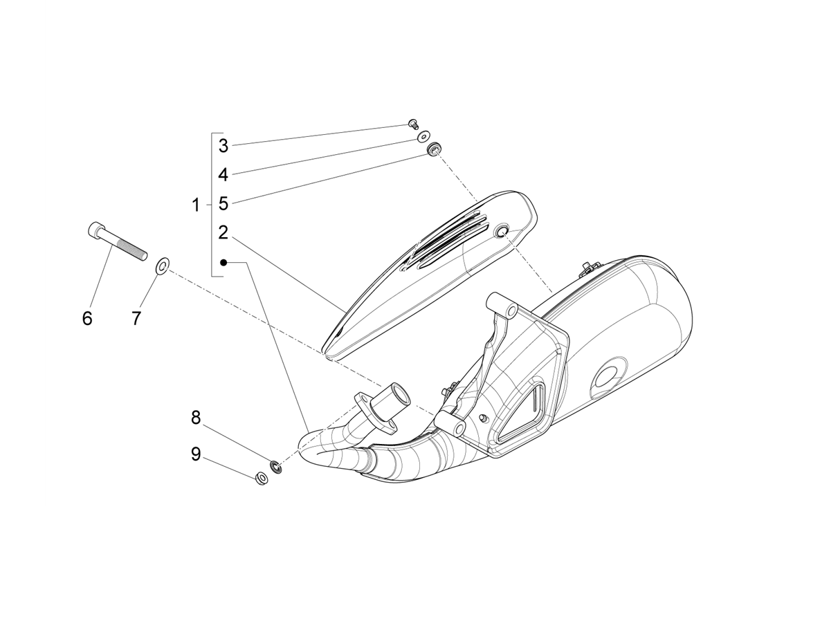 Vespa VXL 125 4T 3V 2018-2019 — Nademper