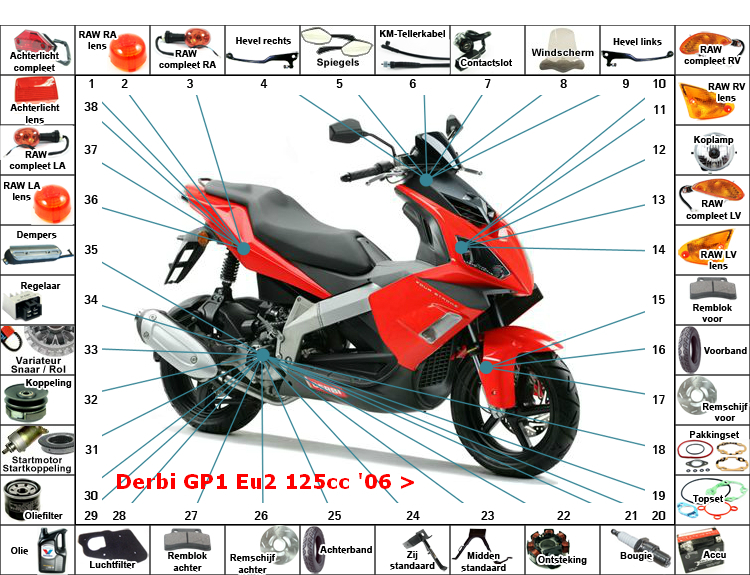 GP1 EU2 125CC '06 >