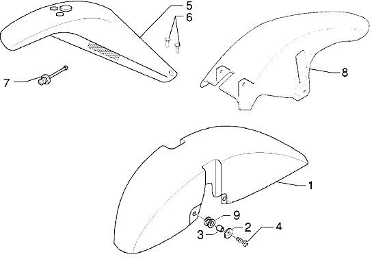 Piaggio X9 125 — Wielkast - Wielspatbord