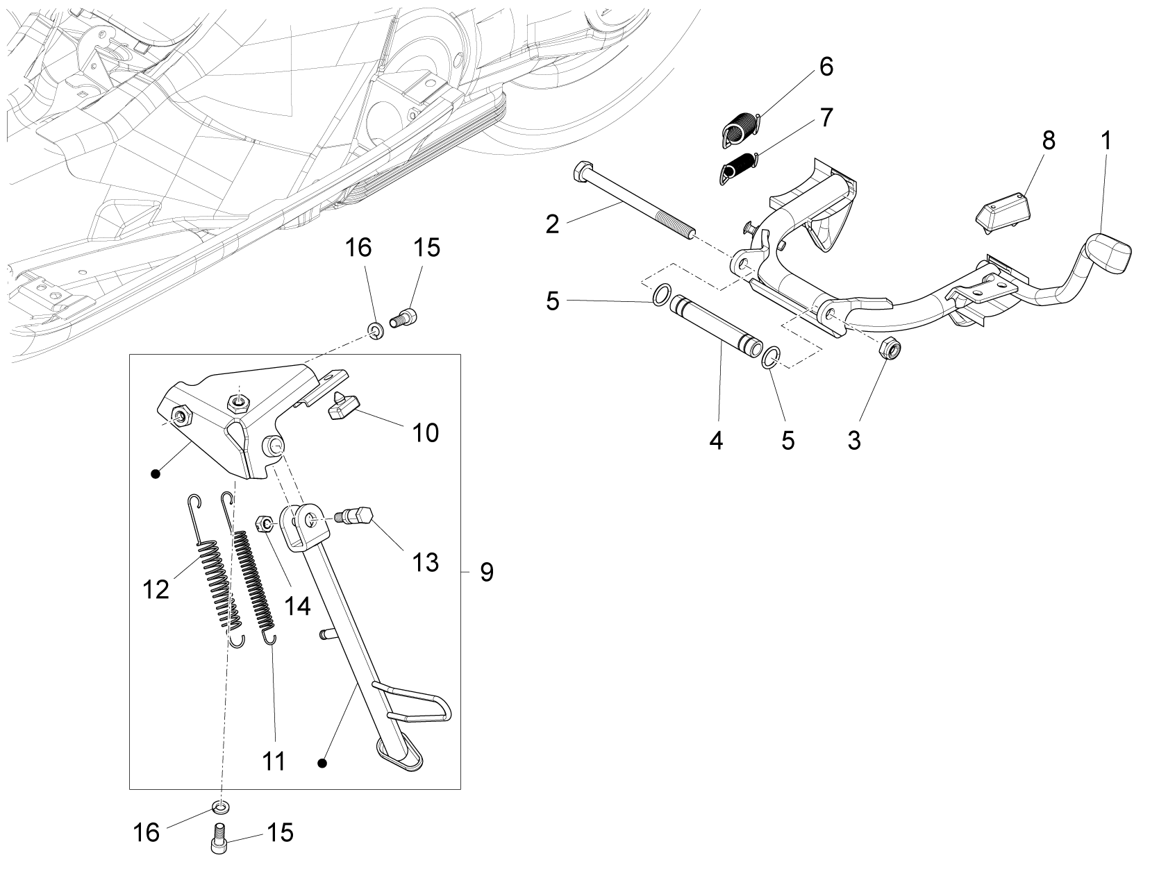 Vespa S 150 College 4T 2V ie no ABS E3 2009-2012 EMEA — Middenstandaard