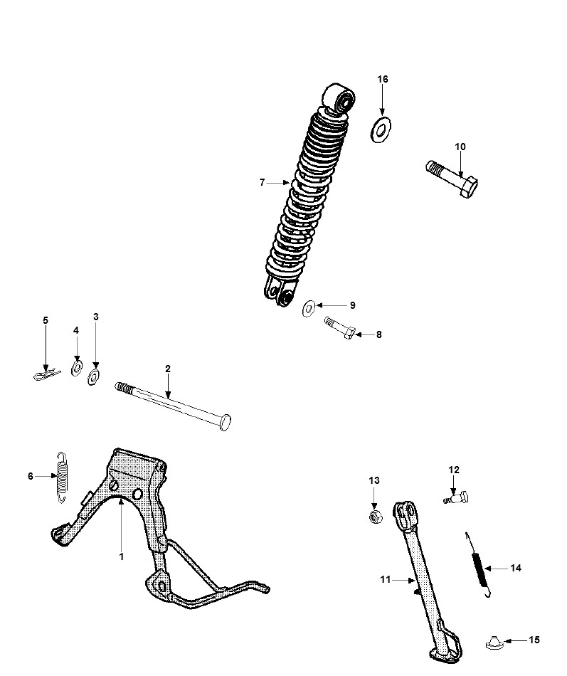 Schokbreker - Middenstandaard