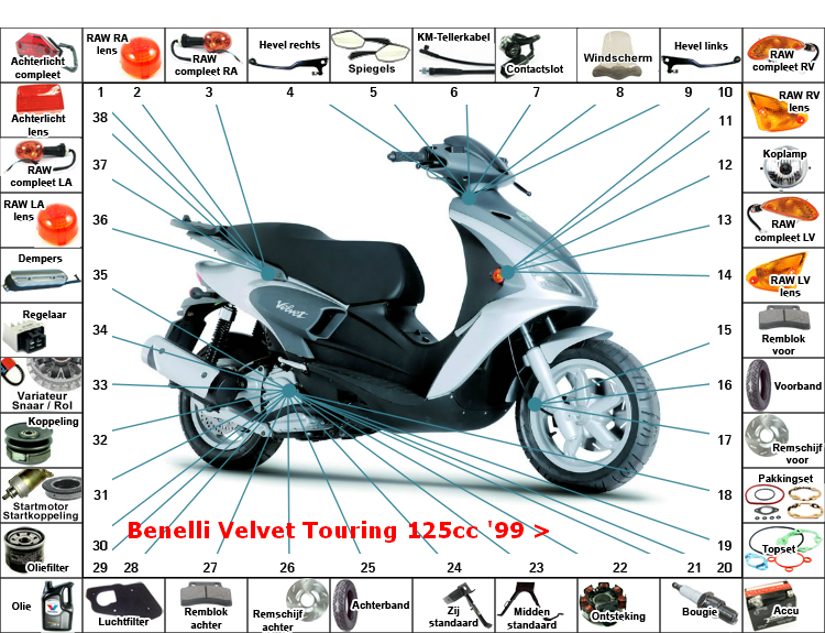 Velvet Touring 125CC '99 >