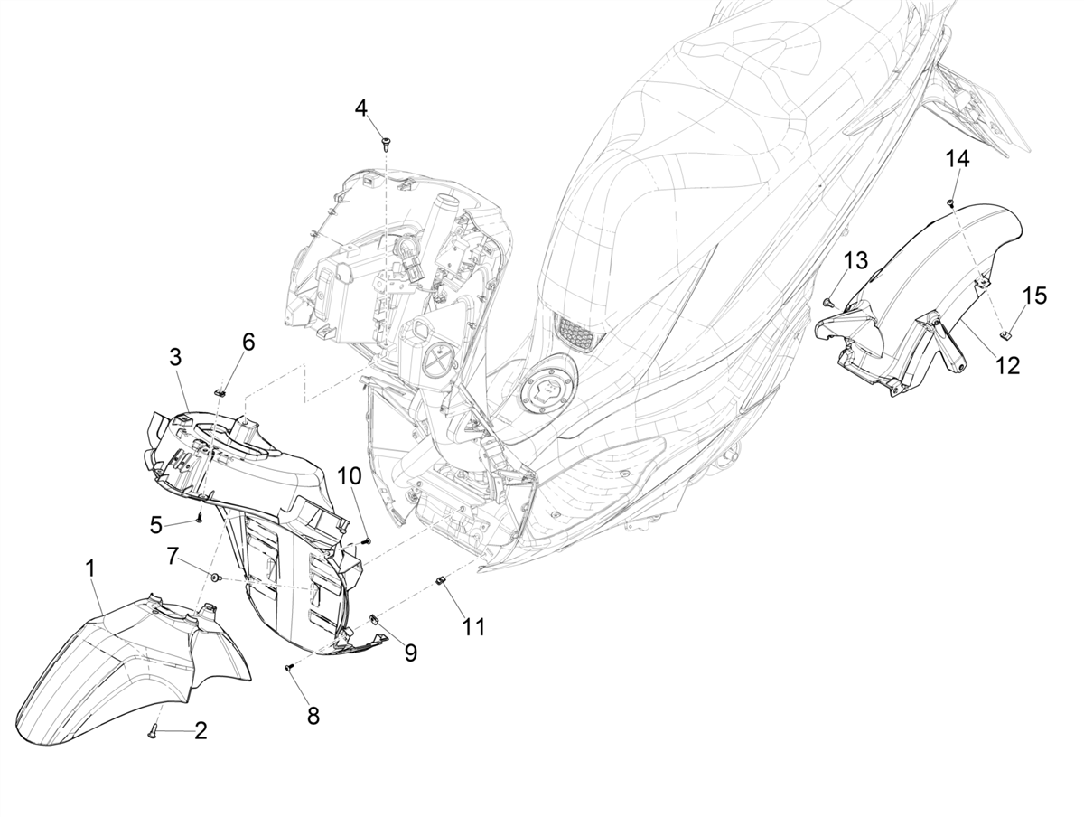 Medley 125 ABS E5 2021-2022 EMEA — Wielkast - Wielspatbord