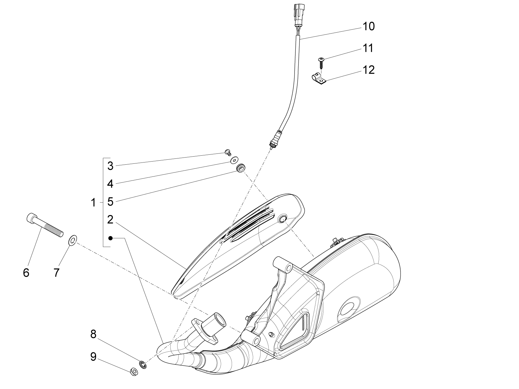 Vespa S 150 4T 3V ie no ABS E3 2012-2014 APAC — Nademper