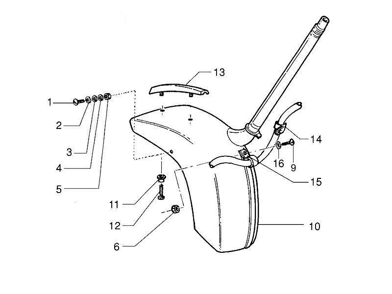 Vespa PX 125 30 Years 4T 2V no ABS E2 2007-2008 EMEA — Wielkasten-Spatborden