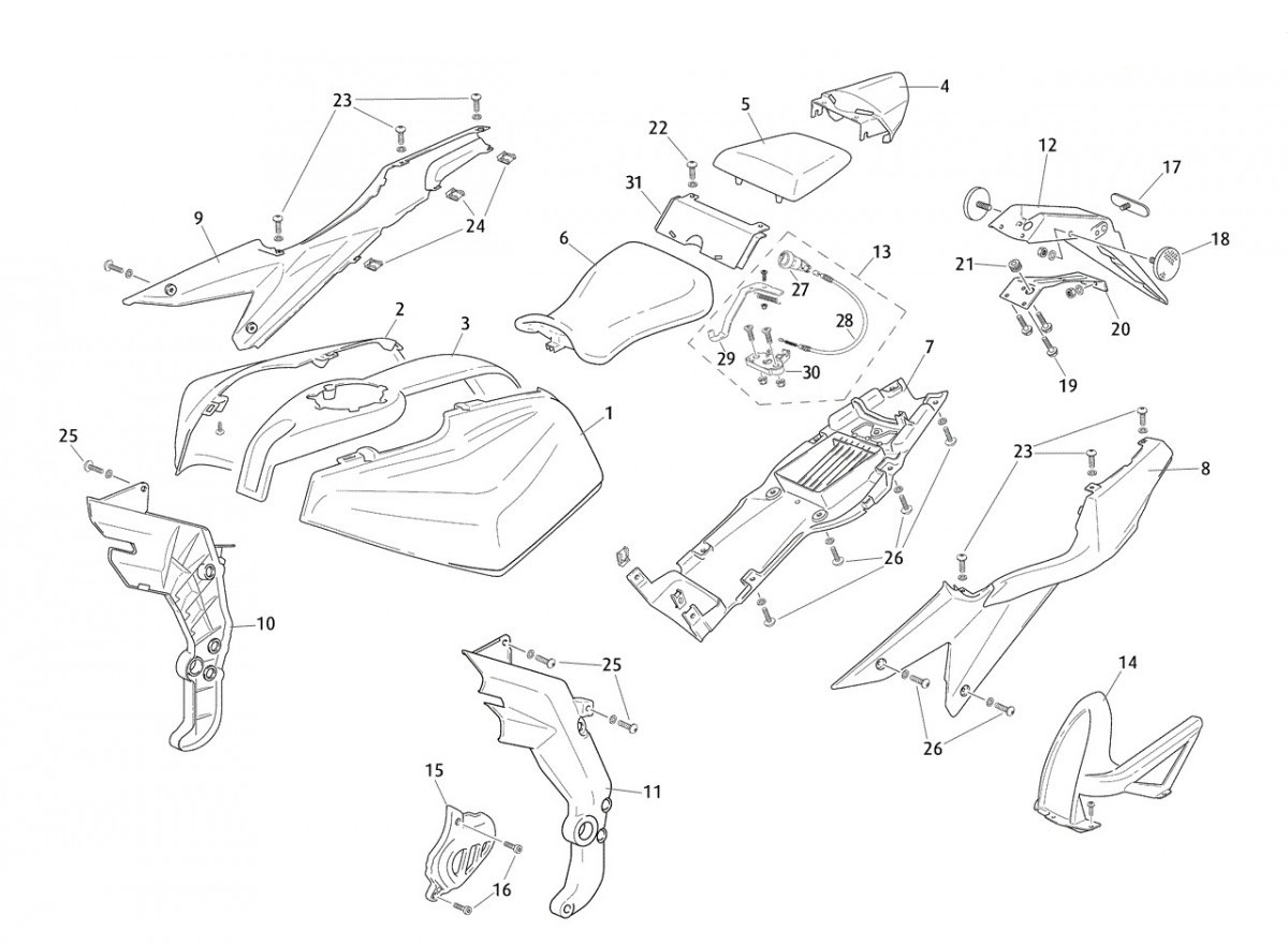 >2018 RS3 50 E4 — Plaatwerk Achter