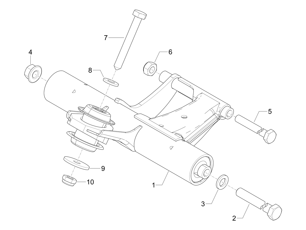 Vespa Primavera 50 4T 3V E5 2020-2023 EMEA — Motorophanging