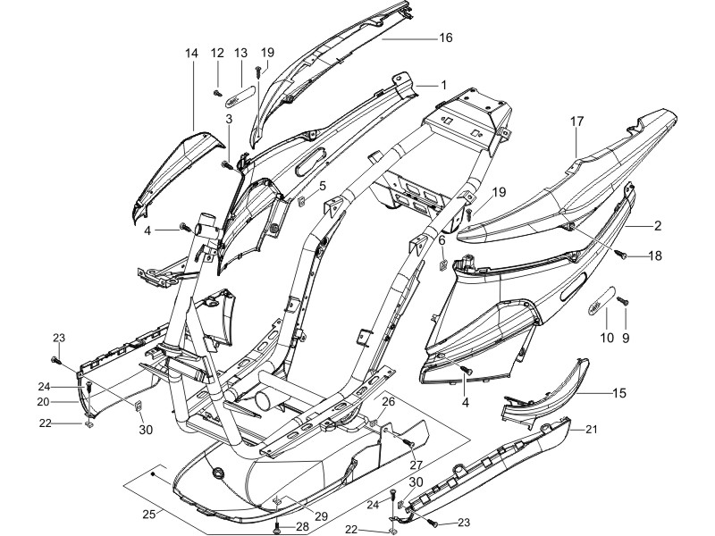 Nrg Power DD Serie Speciale 2007-2012 EMEA — Zijafdekking - spoiler