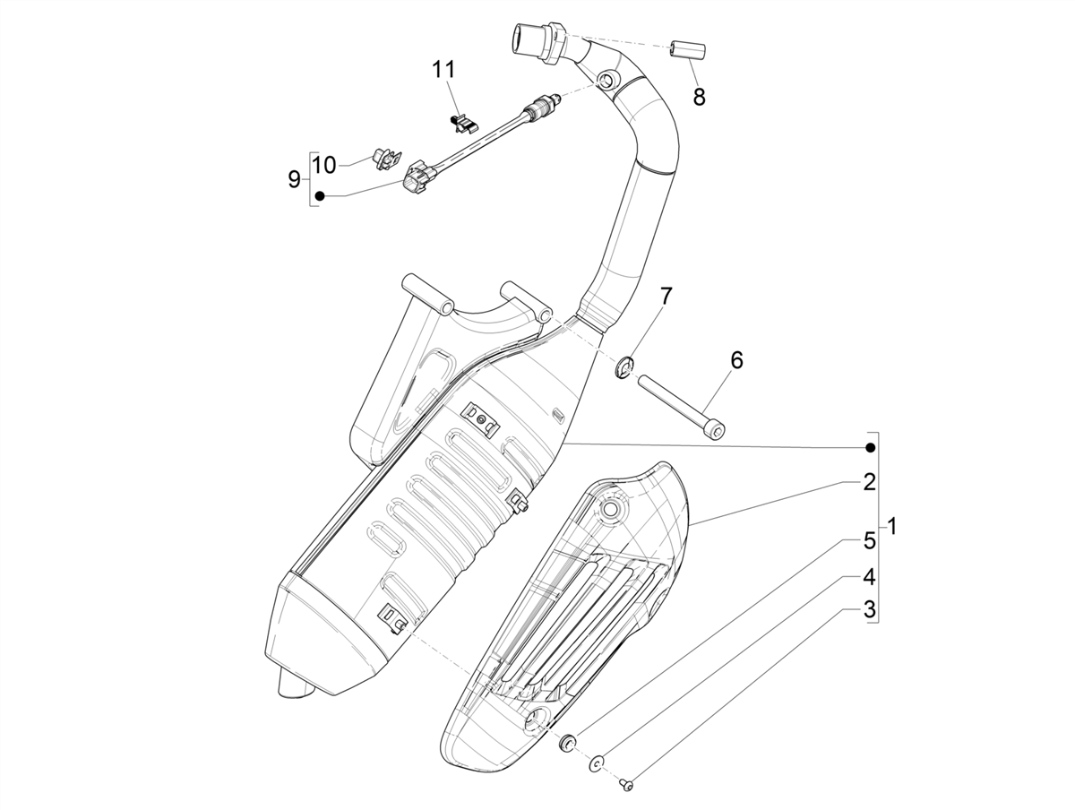 Vespa Primavera 50 25 km/h E5 2020-2021 EMEA — Nademper