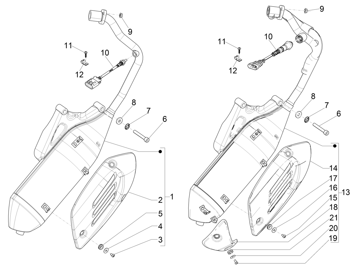 Vespa Sprint 150 4T 3V ie no ABS E2 E3 2015 APAC — Nademper