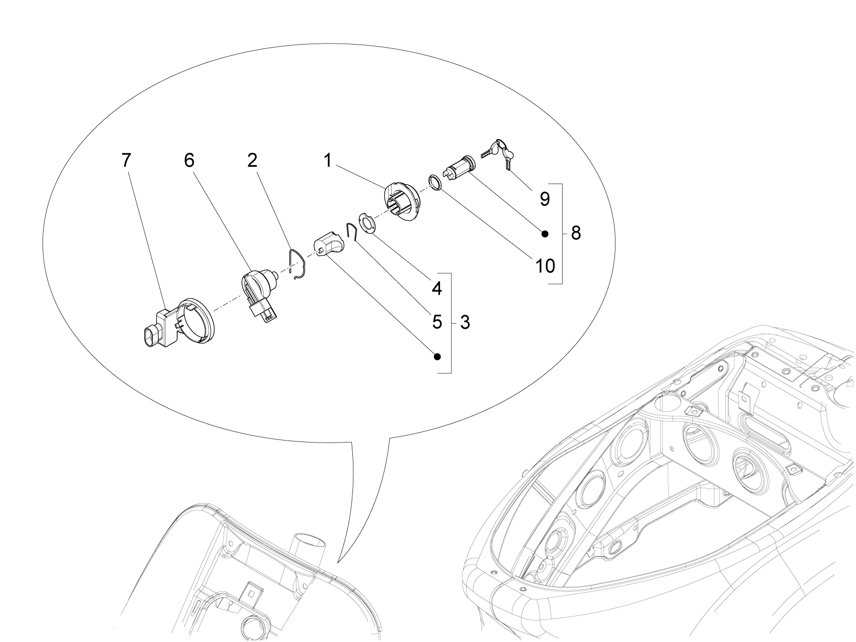 Vespa S 150 4T 3V ie no ABS E3 2012-2014 APAC — Sloten