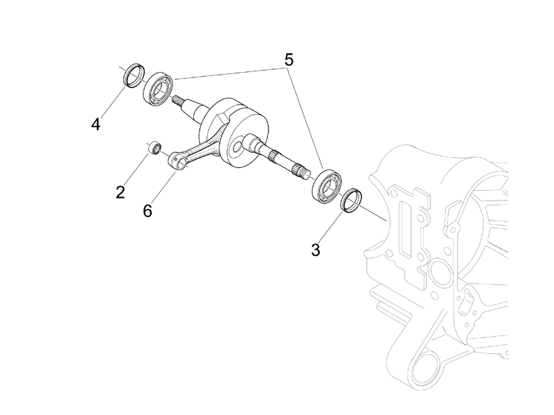 Zip 50 SP no ABS E2 2006-2013 EMEA — Krukas