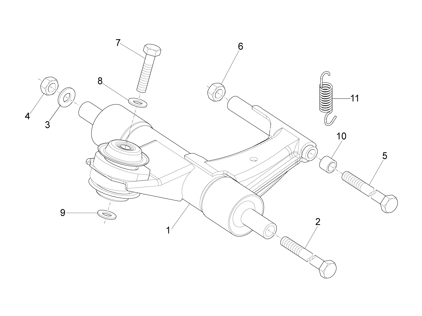 Vespa S 150 4T 3V ie no ABS E3 2012-2014 APAC — Motorophanging