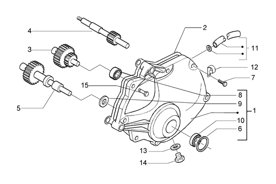 Piaggio Beverly 500 EMEA — Wielnaafafdekking