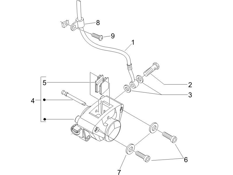 Zip 50 4T no ABS E2 2006-2013 APAC EMEA NAFTA — Remlangen - Remklauwen