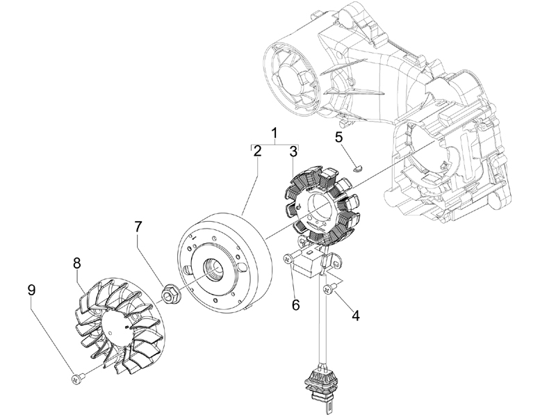 Vespa Primavera 50 4T 4V no ABS E2 2014-2019 NAFTA — Dynamo