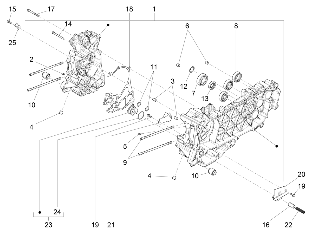 Vespa Sprint 150 4T 3V Iget ABS E4 2016-2023 NAFTA — Carter