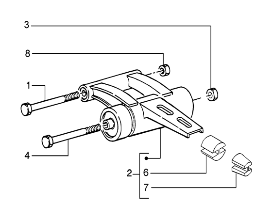 Piaggio Nrg Purejet — Zwaaiarm